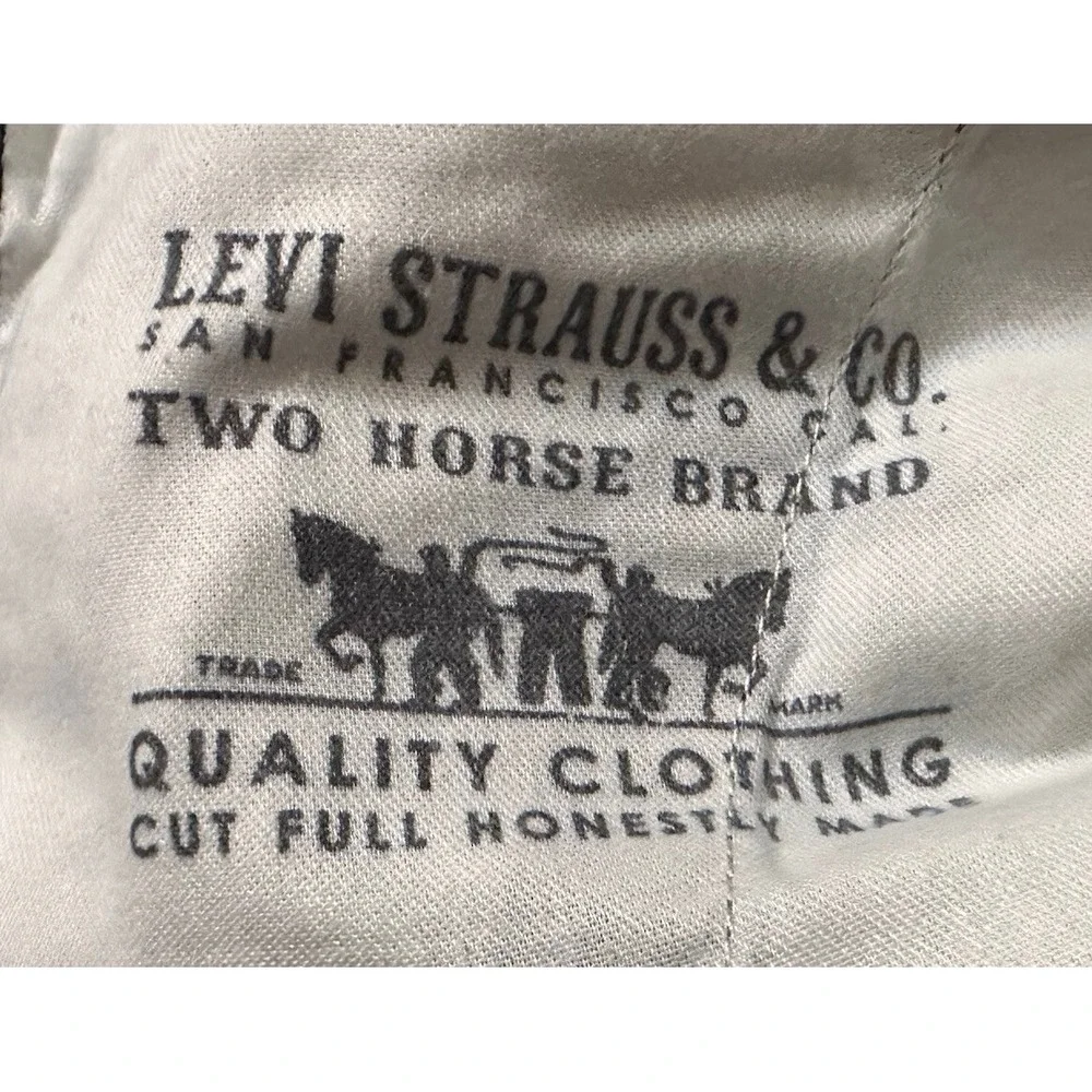 Levi Strauss Floral Shorts Mens W40 Floral Navy‎ Leaf Classic Chino Shorts